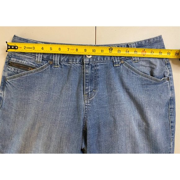 Vintage Tommy Hilfiger Woman Mid-Rise Jeans Women Size 14 Zipper Pockets Rivets - Picture 11 of 16
